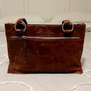 Brown Distressed Faux Leather